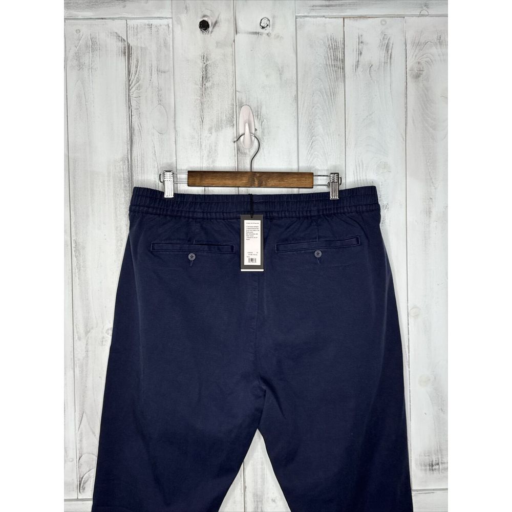 NWT RHONE NAVY BLUE EVERYDAY TWILL OFF HOURS DRAWSTRING ELASTIC WAIST PANTS‎ XL - Picture 10 of 16